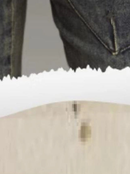 Distressed Knit Crop Top With Removable Sleeves