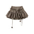 ALL iN plan Flattering Slim Aline Low Waist Tie Detail Casual Girls Polyester Tiered Skirts