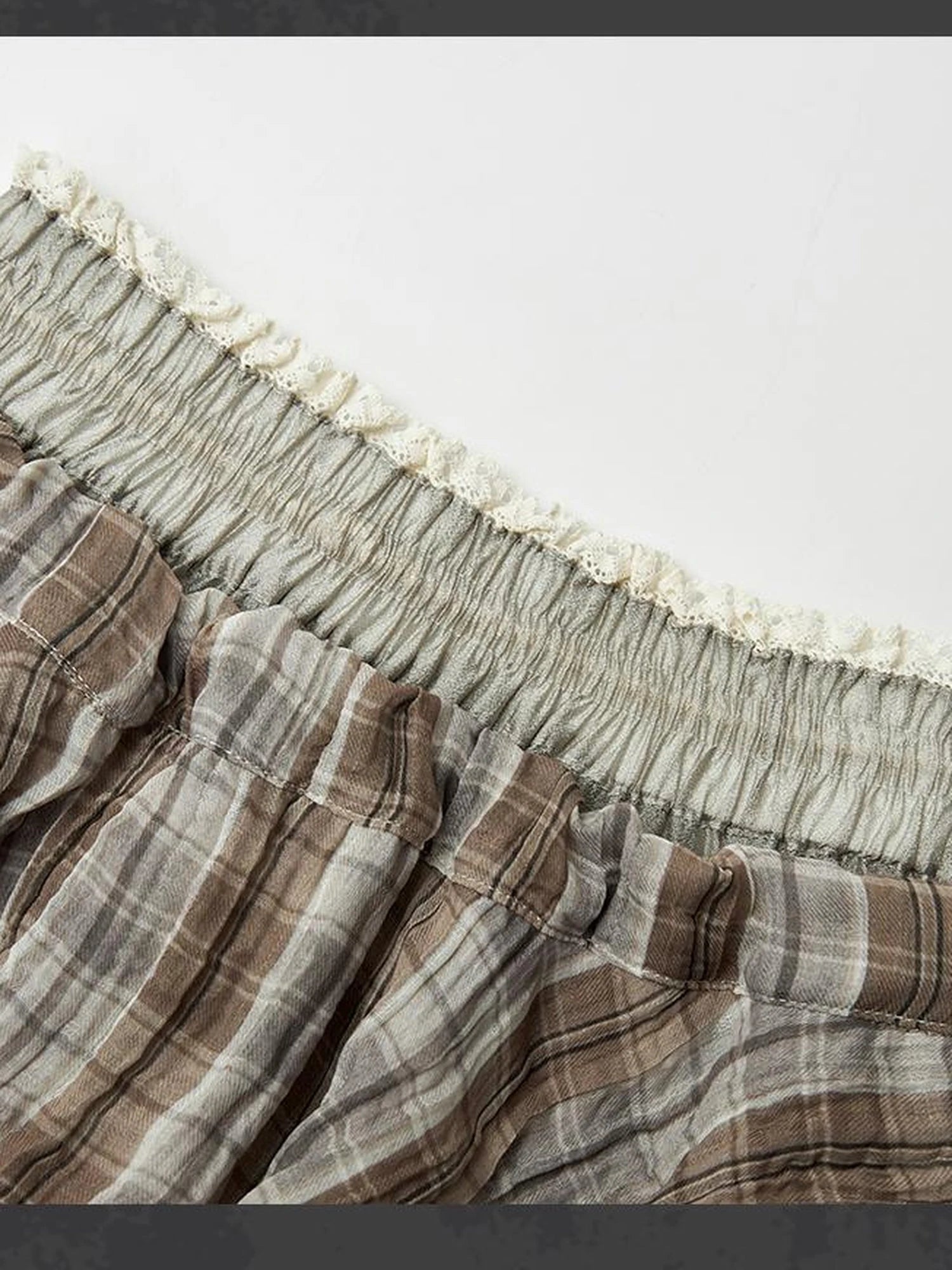 Gear Bite Marks Asymmetrical Mini Skirt