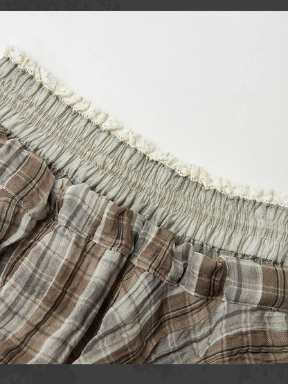 Gear Bite Marks Asymmetrical Mini Skirt