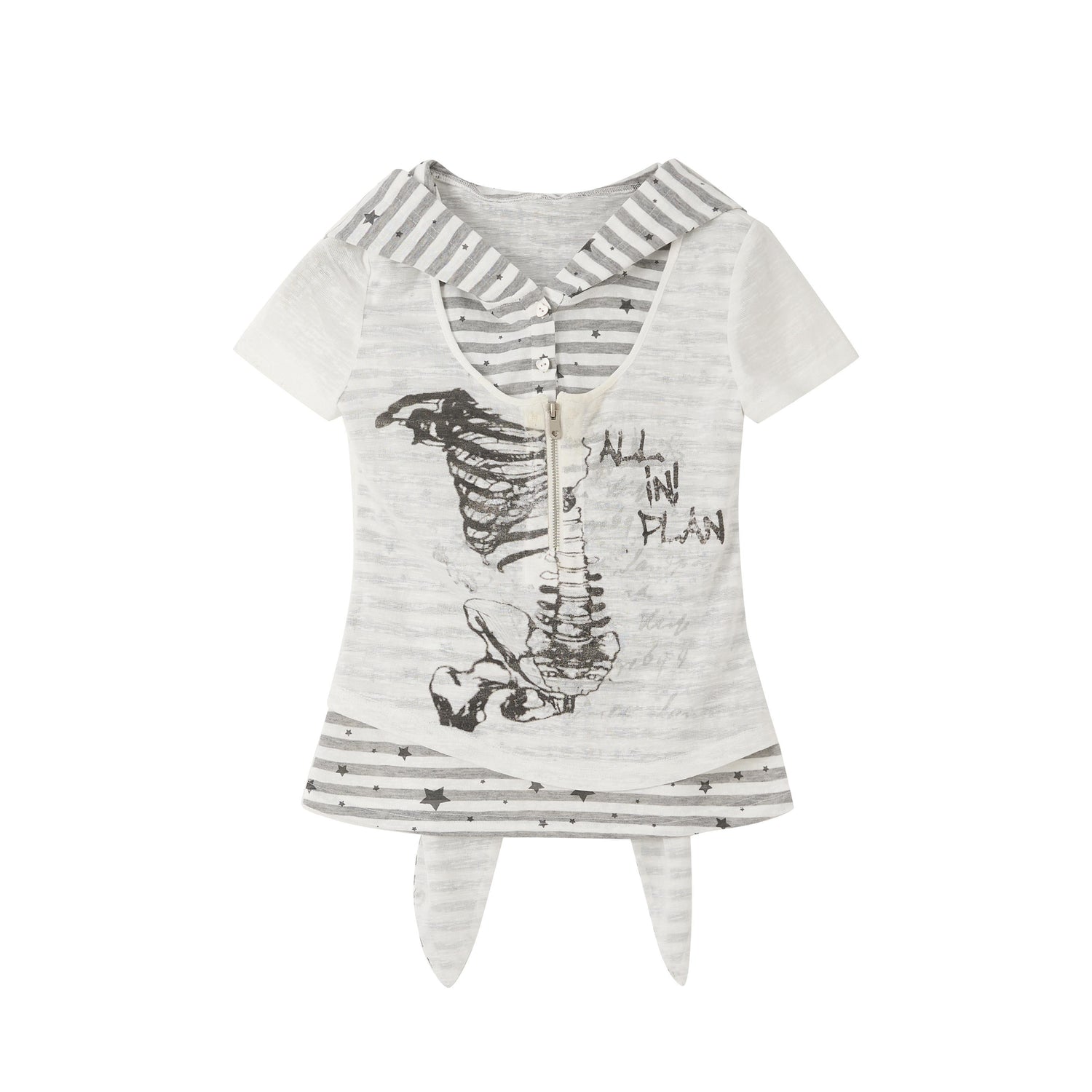 ALL_iN_plan_Hooded_Striped_Splice_Faux_Layered_Women&