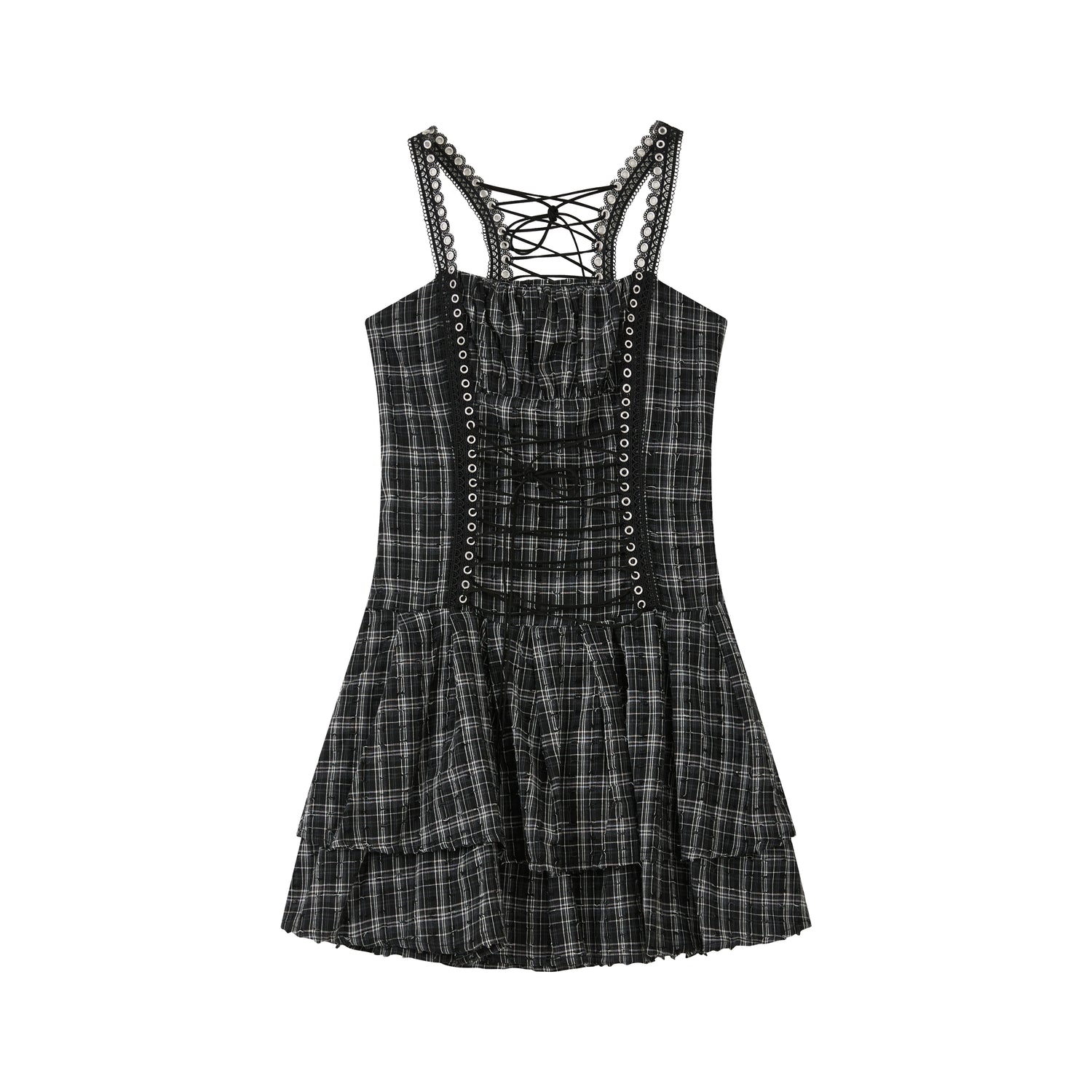 ALL_iN_plan_Industrial_Punk_Welded_Mini_Dress_With_Lacing_MISSTT