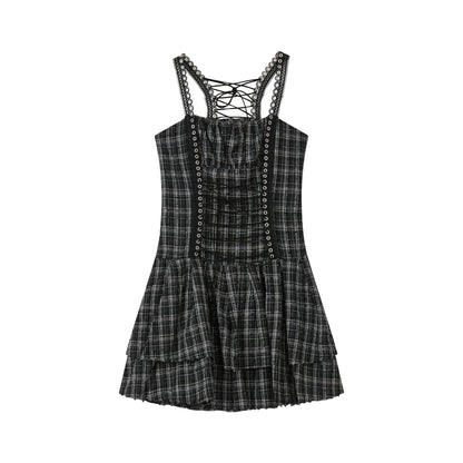 ALL_iN_plan_Industrial_Punk_Welded_Mini_Dress_With_Lacing_MISSTT