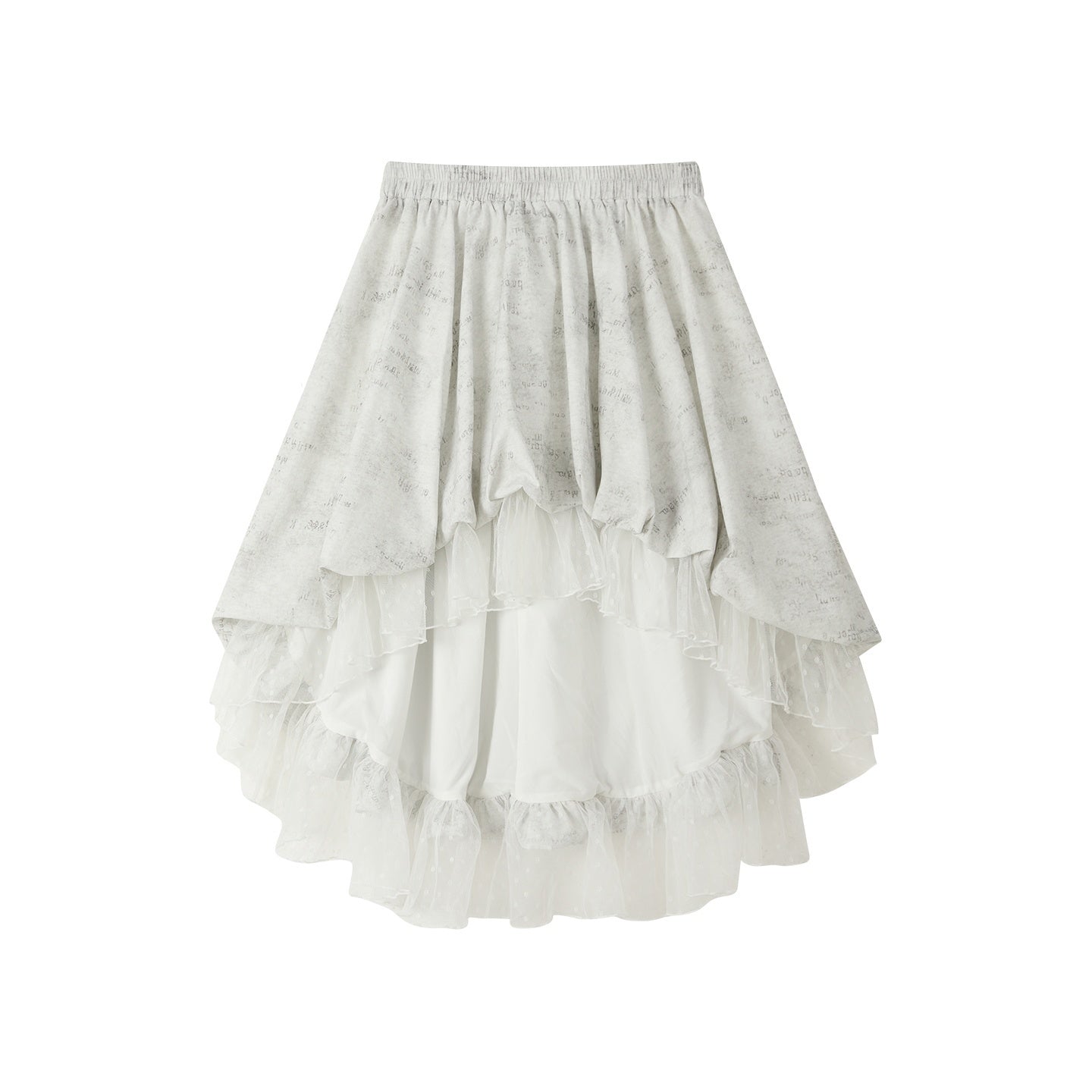 ALL_iN_plan_Ivory_Lace_Irregular_Tiered_Smocked_Waist_Women&