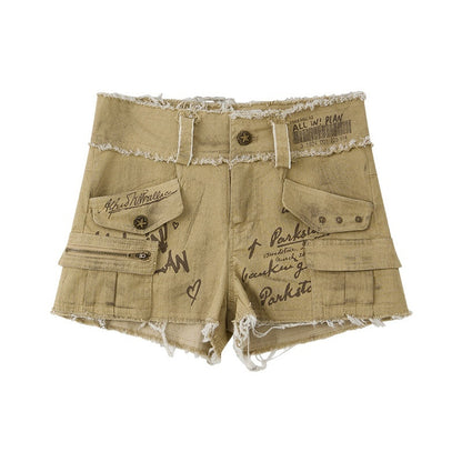 ALL_iN_plan_Khaki_Distressed_Double_Layer_Waist_Utility_Women&