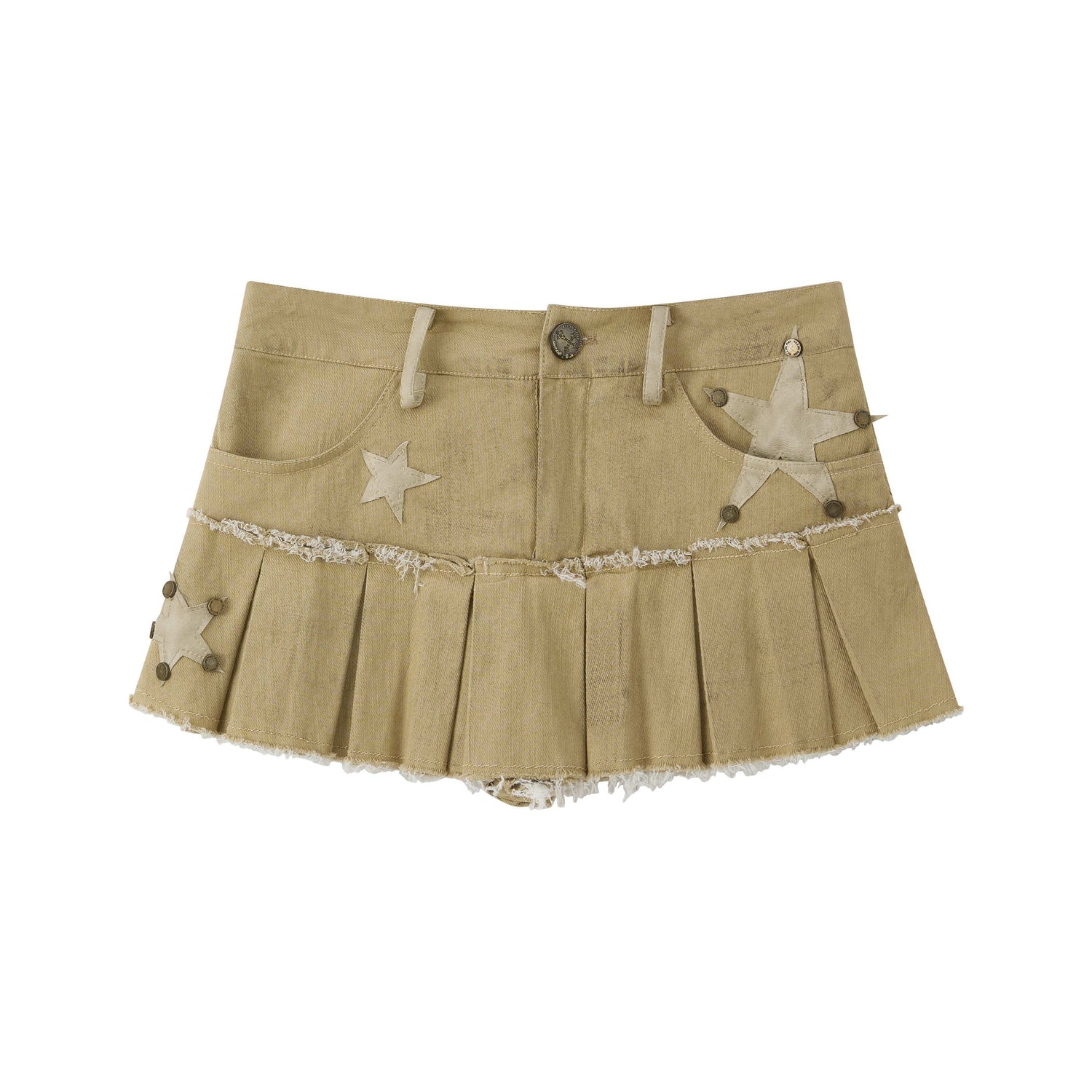 ALL_iN_plan_Khaki_Pleated_Star_Tiered_Low_Waist_Women&