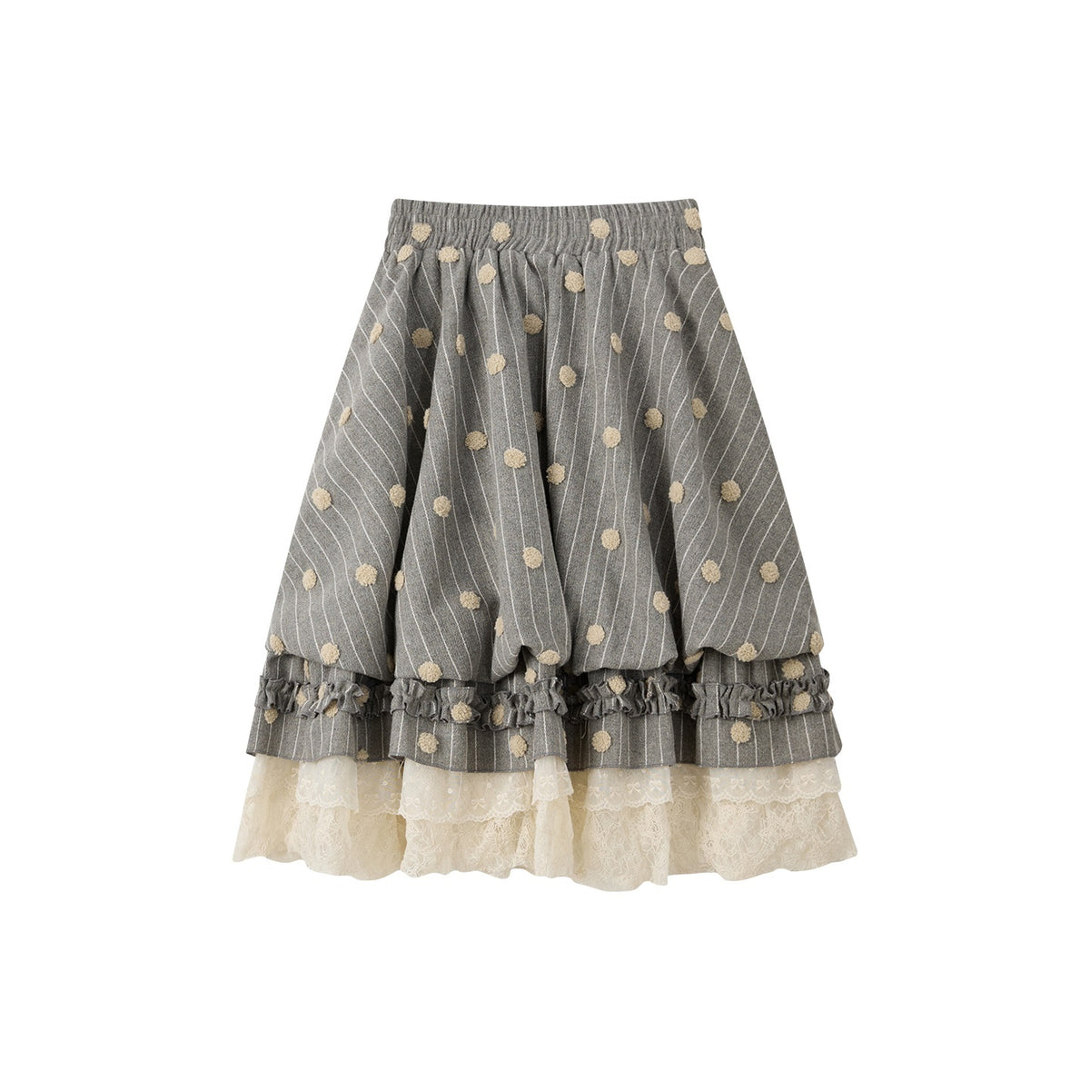 ALL_iN_plan_Lace_Patchwork_Striped_Dot_Pleated_Women&