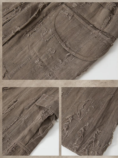 ALL iN plan Light Luxe Ripped Drawstring Mid Rise Women&