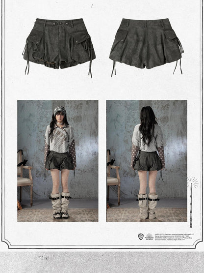 ALL iN plan Loose Fit Bubble Hem Cotton Women&