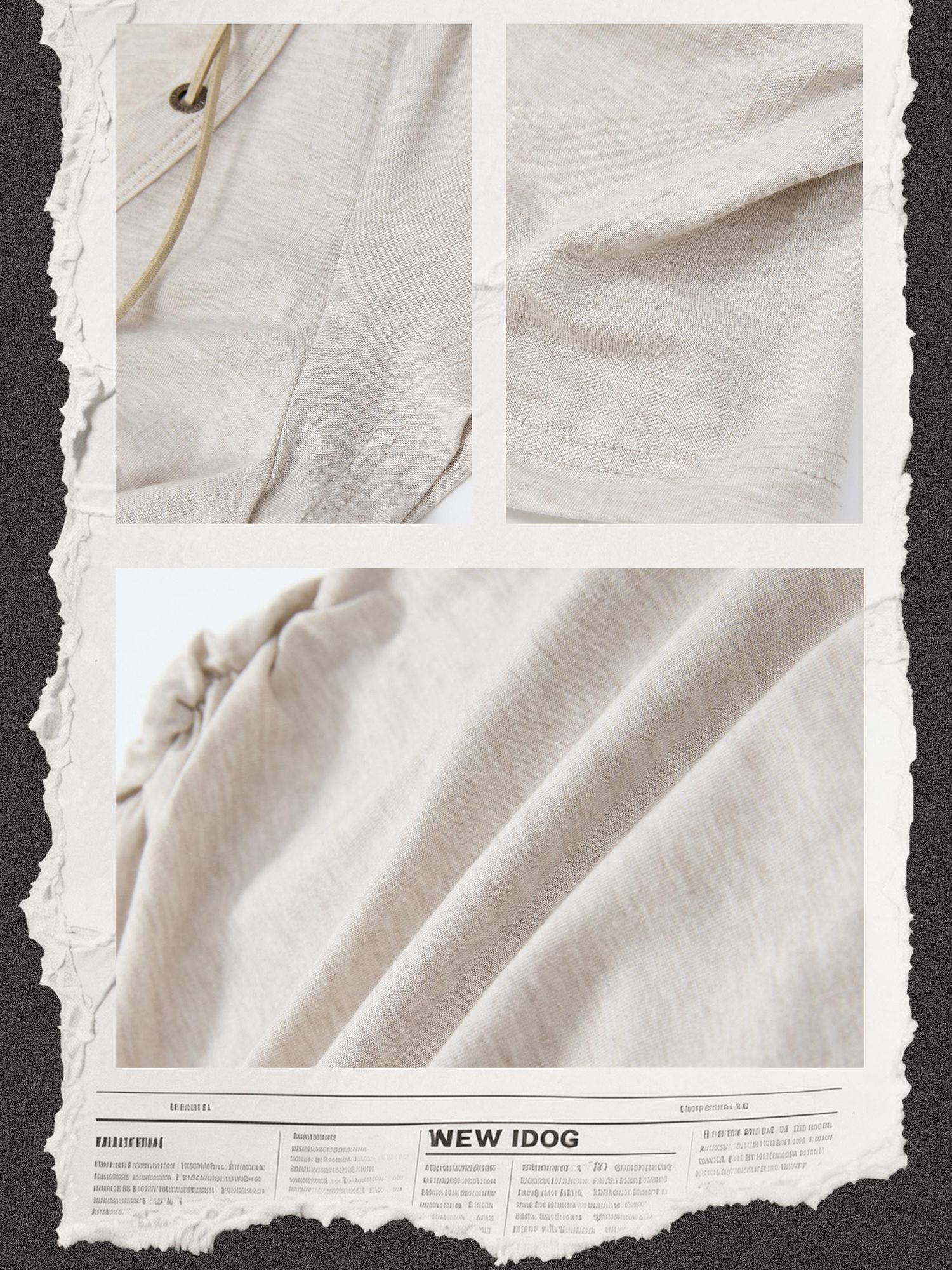 ALL iN plan Lyocell Cotton Blend Casual Cinched Waist Aline Sleeve Khaki Cropped Letter