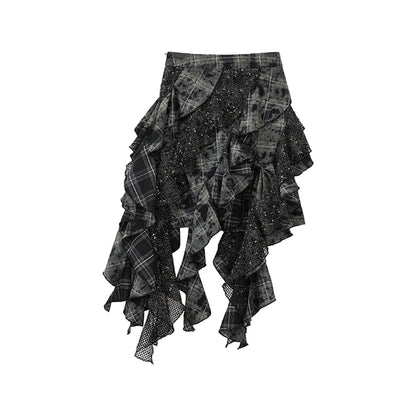 ALL_iN_plan_Moonlight_Hunter_Asymmetrical_Plaid_Mesh_Skirt_MISSTT