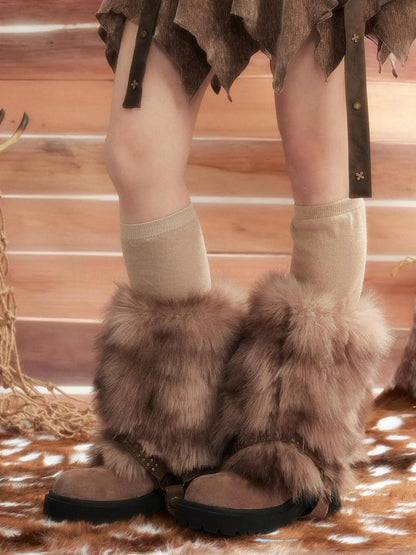 ALL iN plan Moonlight Hunter Plush Winter Boots Boots