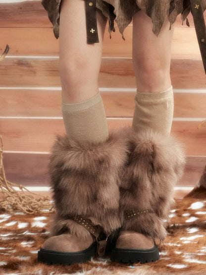 ALL iN plan Moonlight Hunter Plush Winter Boots Boots