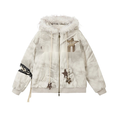 ALL_iN_plan_Moonlit_Hunter_Star_Print_Hoodie_MISSTT