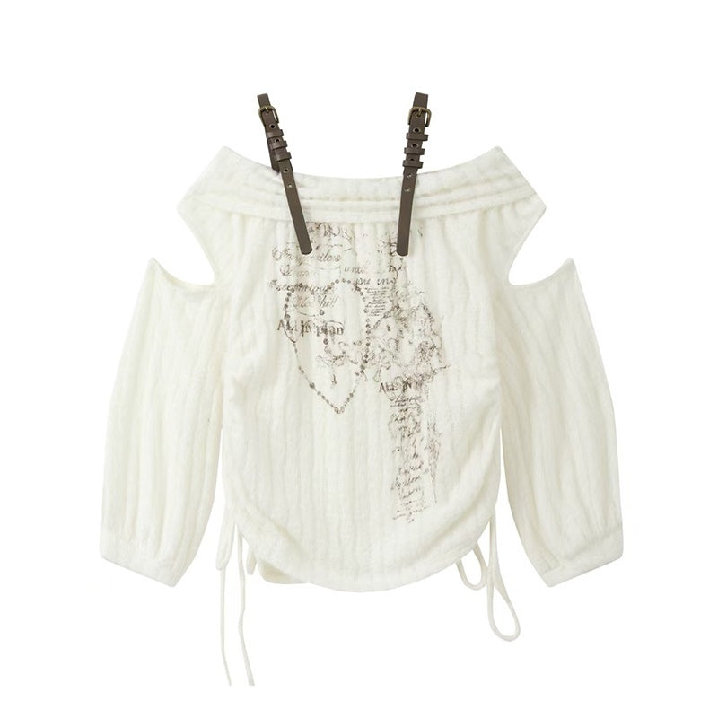 ALL_iN_plan_Off_Shoulder_Printed_Drawstring_Long_Sleeve_Women&