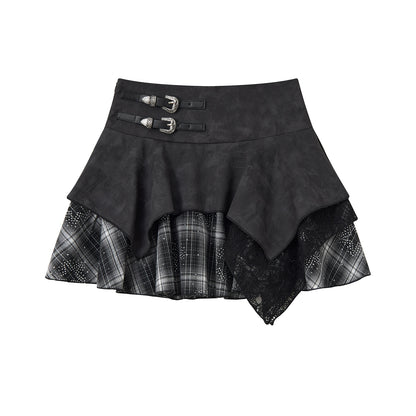 ALL_iN_plan_Resonant_89Hz_Punk_Lace_Grid_Denim_Mini_Skirt_MISSTT