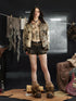 Rock Rebel Faux Fur Lined Hooded Coat