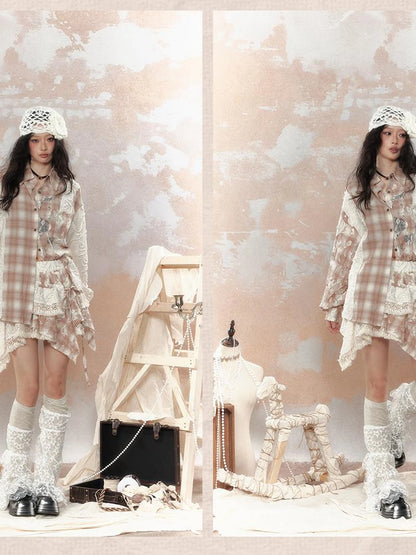 Steam Punk Lace Up Sun Protection Shirt Jacket