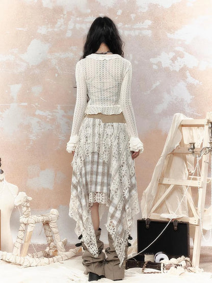 Steampunk Lace Trimmed Fitted Sunshade Jacket