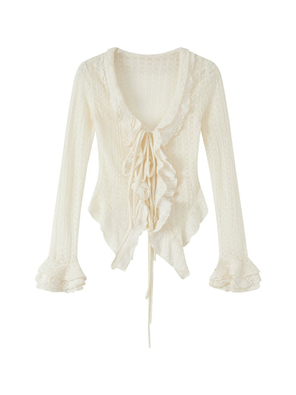 Steampunk Lace Trimmed Fitted Sunshade Jacket