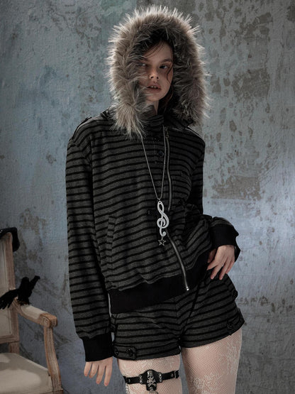 ALL iN plan Striped Slim Fit Mid Rise Women&
