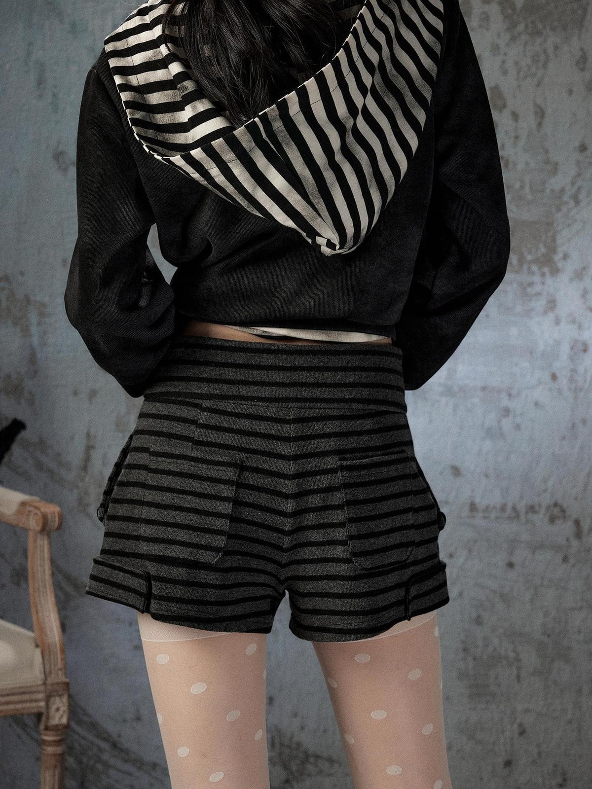 ALL iN plan Striped Slim Fit Mid Rise Women&