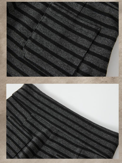 ALL iN plan Striped Slim Fit Mid Rise Women&