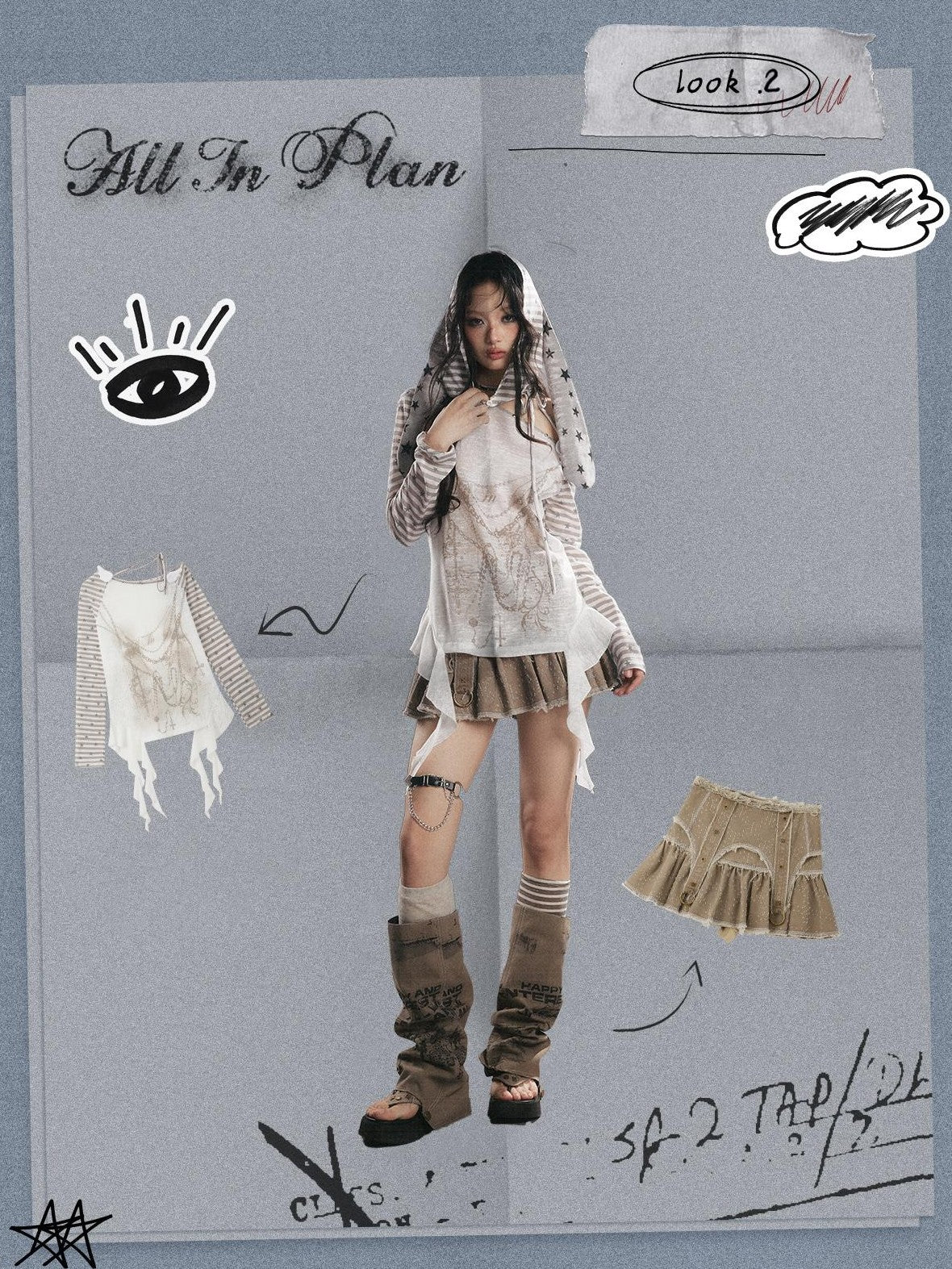 ALL iN plan Thin Asymmetric Shoulder Overlay Women&