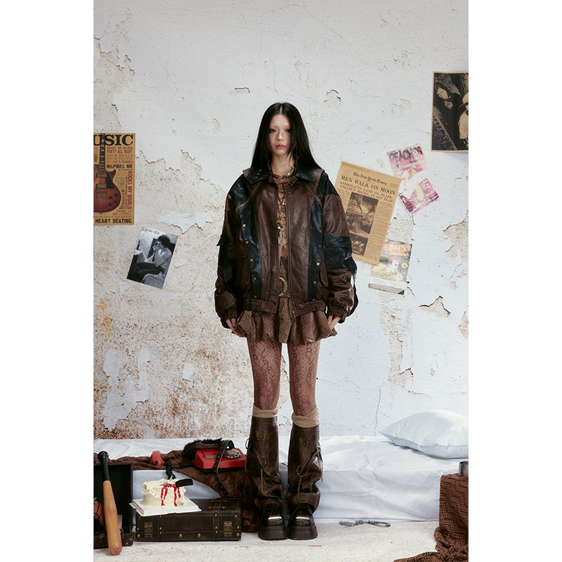 ALL_iN_plan_Vintage_Deconstructed_Biker_Jacket_With_Studs_MISSTT
