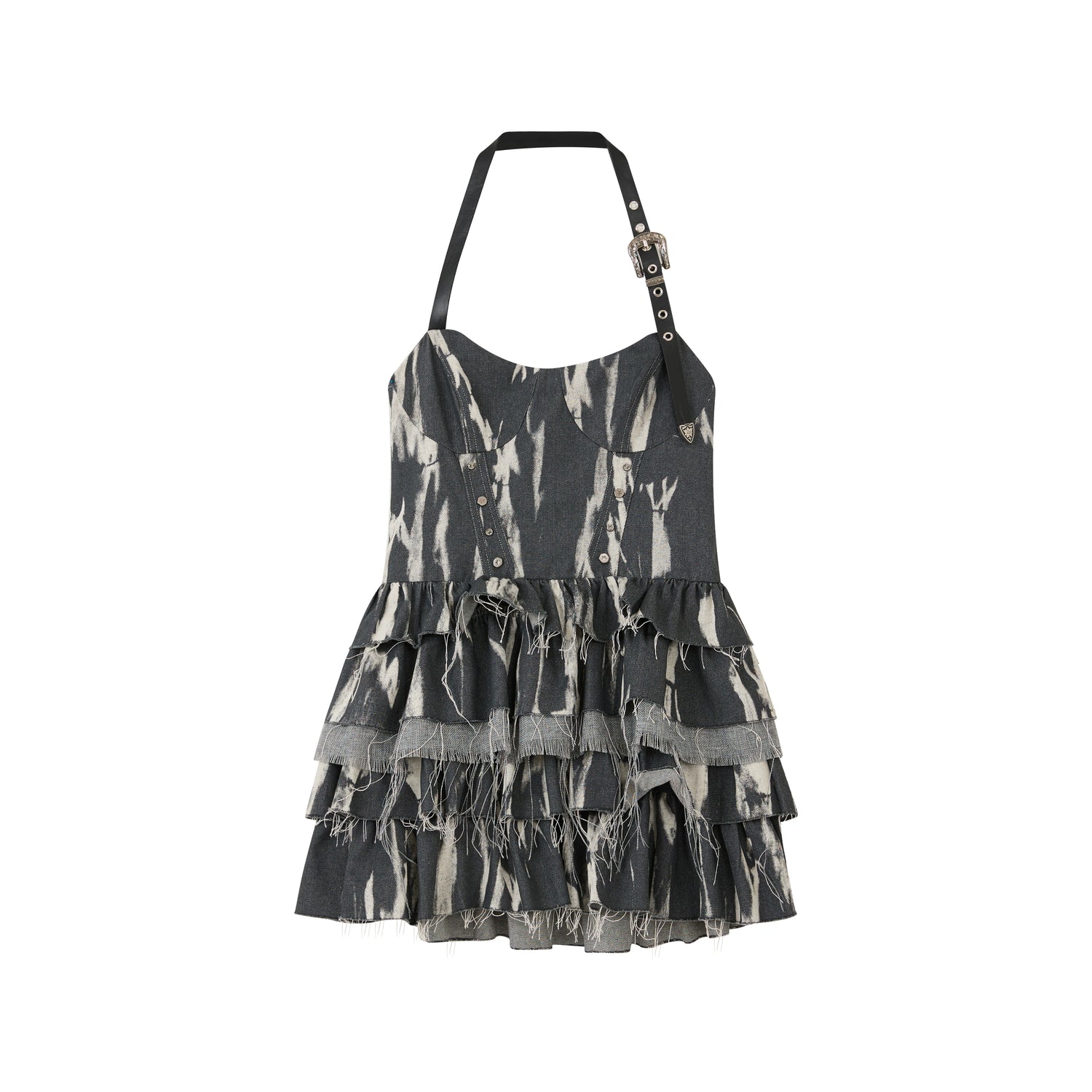 ALL_iN_plan_Vintage_Tie_Dye_Raw_Edge_Halter_Mini_Dress_MISSTT