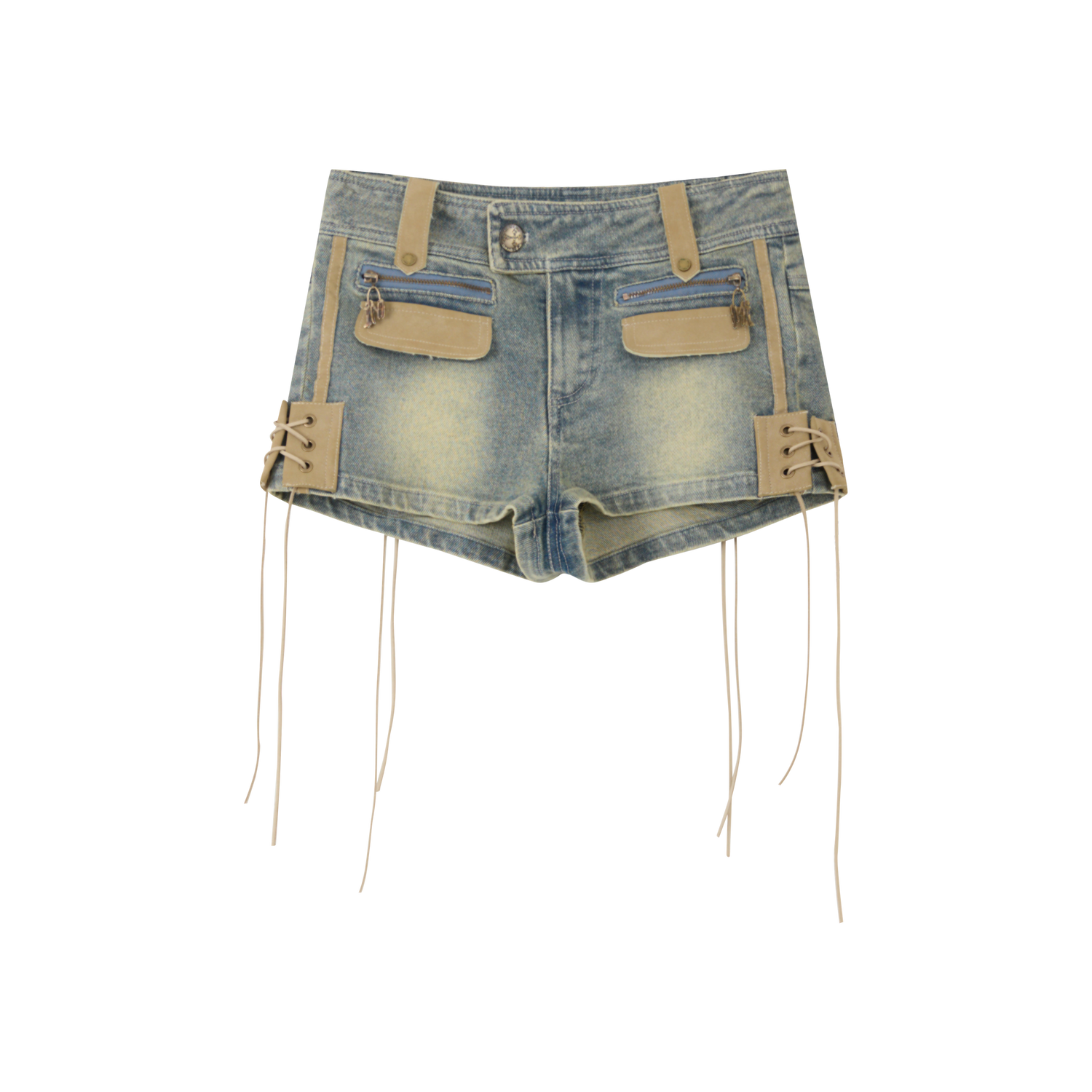 ALL_iN_plan_Vintage_Washed_Punk_Denim_Shorts_MISSTT