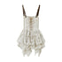 ALL_iN_plan_White_Lace_Leather_Straps_Sculpted_Bubble_Women&