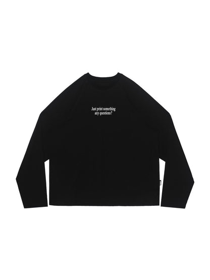 ANYQUESTION_Black_And_White_Oversized_Letter_Print_Women&