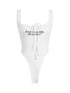 ANYQUESTION_Black_And_White_Ruched_Letter_Print_High_Cut_Tie_Women&