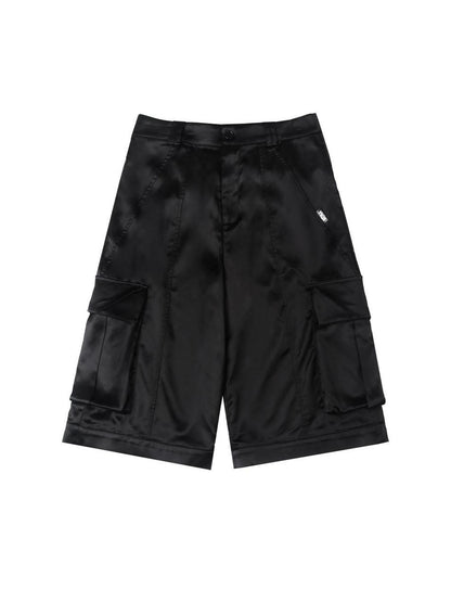 ANYQUESTION Black Gray Green Low Waist Pocket Cargo Women&
