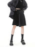 ANYQUESTION_Black_Grey_Colorblock_Asymmetric_Pleated_Women&