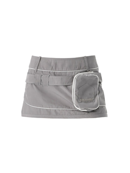 ANYQUESTION_Black_Grey_Structured_Pocket_Utility_Low_Waist_Women&