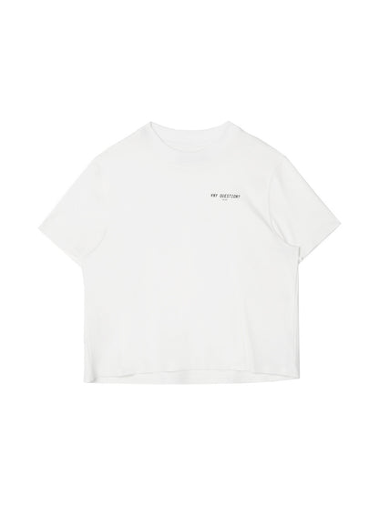 ANYQUESTION_Black_Letter_Logo_Print_Street_Straight_Cut_Women&
