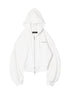 ANYQUESTION_Black_White_Gray_Solid_Hooded_Zip_Loose_Fit_Street_Women&