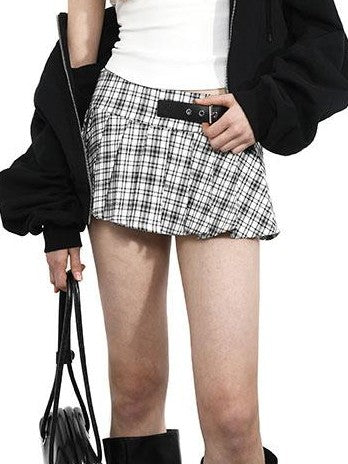 ANYQUESTION Black White Gray Solid Hooded Zip Loose Fit Street Women&