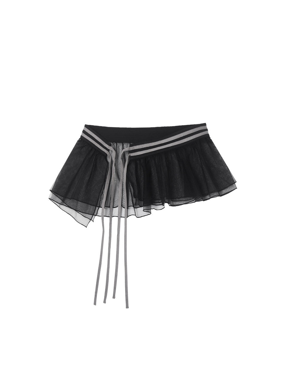 ANYQUESTION_Black_White_Gray_Tape_Tie_Mesh_Overlay_Women&