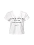 ANYQUESTION_Black_White_Letter_Print_V-neck_Slim_Women&