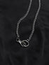 ANYQUESTION Chain Link Decorative Necklace Matching Women&