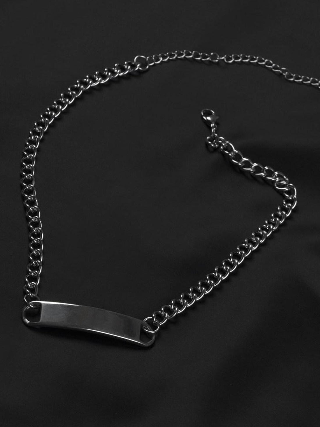 ANYQUESTION Chain Link Decorative Necklace Matching Women&