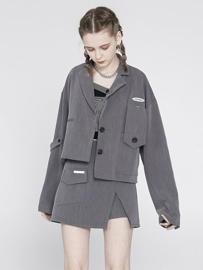 ANYQUESTION_Glossy_Irregular_Deconstructed_Streetwear_Women&