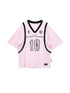 ANYQUESTION_Gray_Pink_Printed_Spliced_Fake_Layered_Vest_Women&