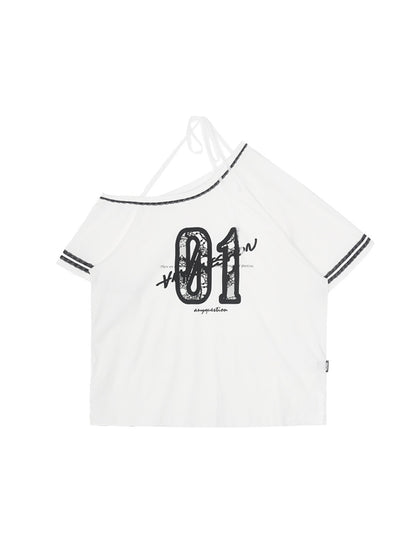 ANYQUESTION_Grey_White_Blue_Lace_Tie_Print_Raglan_Women&