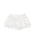 ANYQUESTION_Mint_Green_Black_White_Low_Waist_Pocket_Bubble_Skirt_Women&