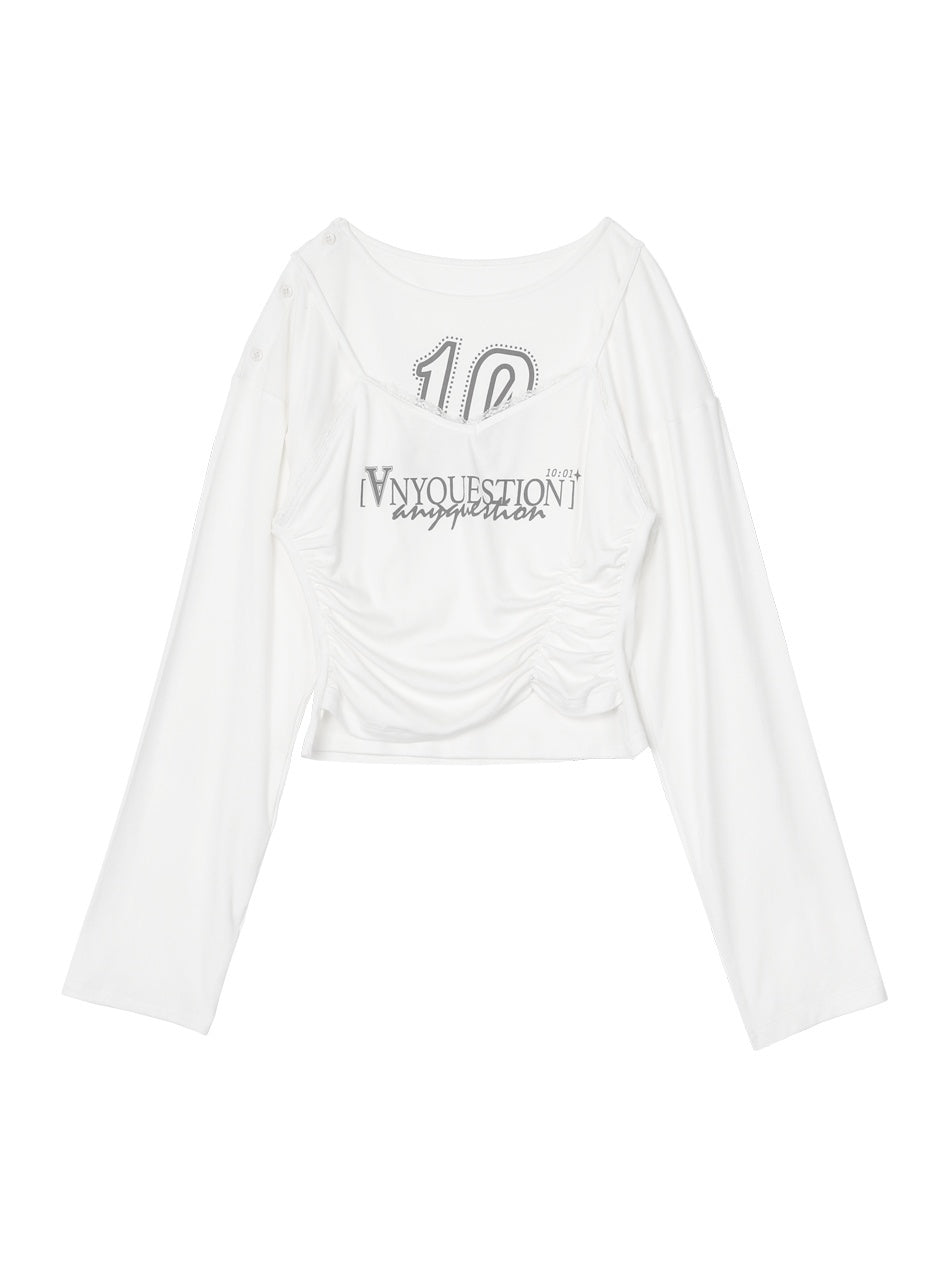 ANYQUESTION_Print_Faux_Two_Piece_Cinched_Waist_Women&