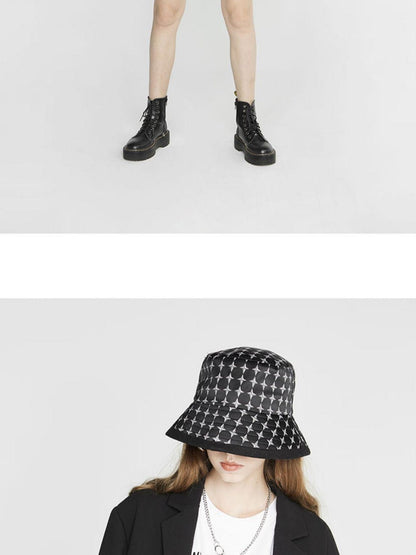ANYQUESTION Smooth Finish Allover Star Print Women&